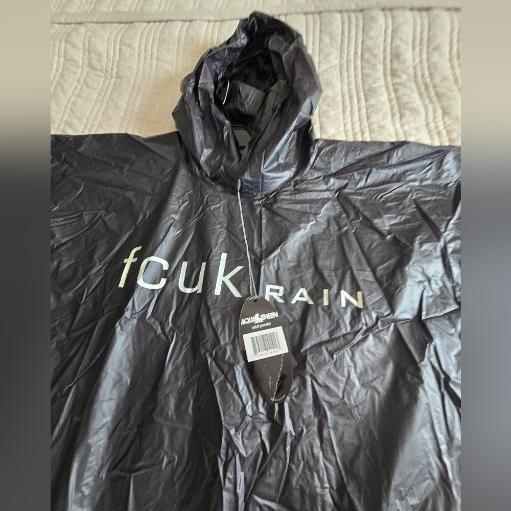Black Rain Jacket for Men